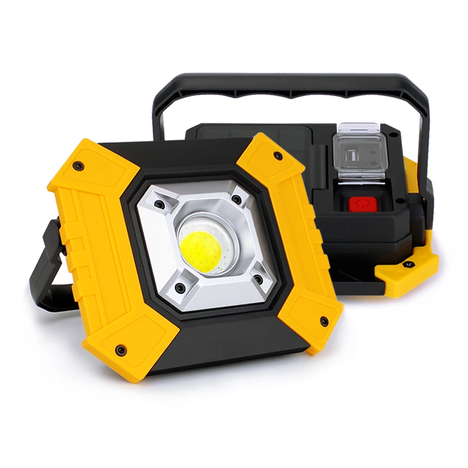 ポータブル充電式ledワークライトaa バッテリー明るい懐中電灯usb Cob屋外ledフラッドライトキャンプランタン Portable Spotlights Aliexpress