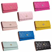 HEIßE Neue Kommende Mode Dame Womens Lange Prüfung Clutch Crown Pu-leder Brieftasche Kartenhalter Handtasche