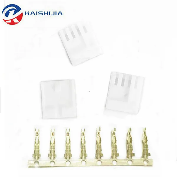 

Free shipping 2.54mm Small 4Pin Floppy Power Computer FDD Housing Connector with terminal pins