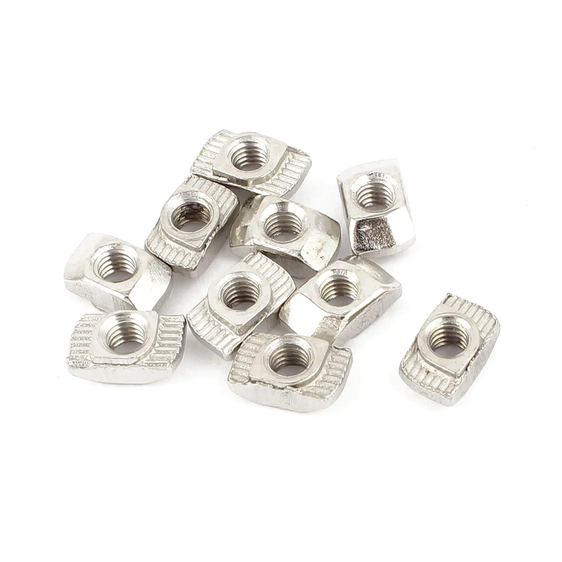 10pcs 20 Series Compatible Drop In Type M4 T Slot Nuts 10mmx6mmx4 5mm
