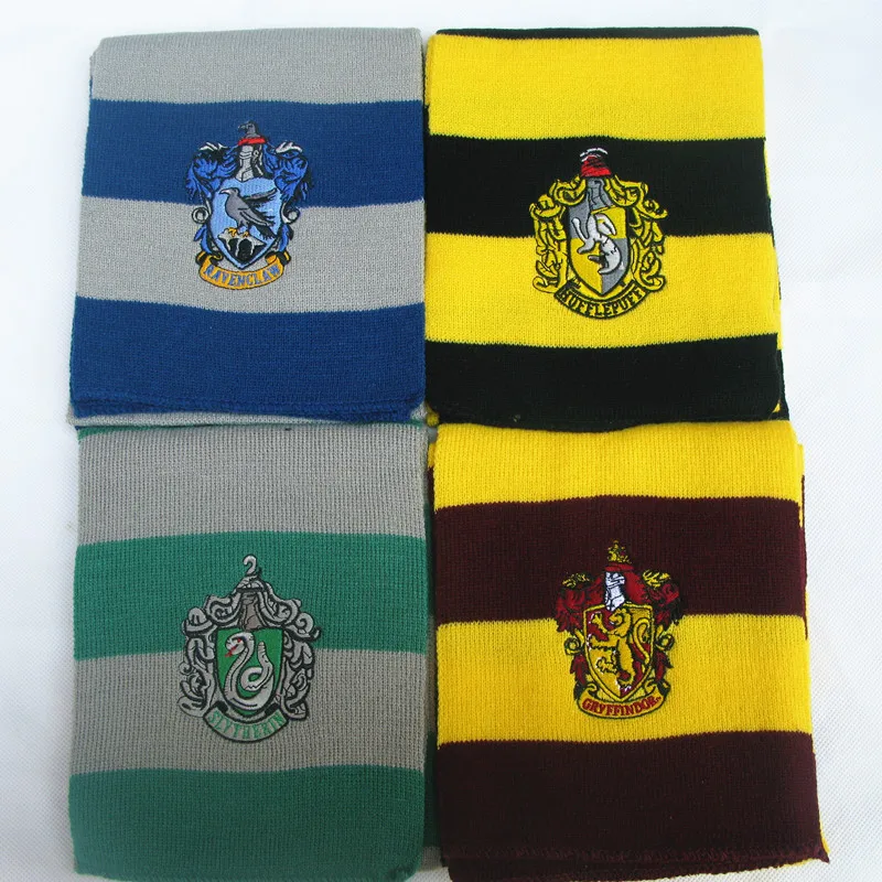

Cosplay Costume Gryffindor Slytherin Ravenclaw Hufflepuff Cotton Scarf for Decoration for Harri Potter Cosplay