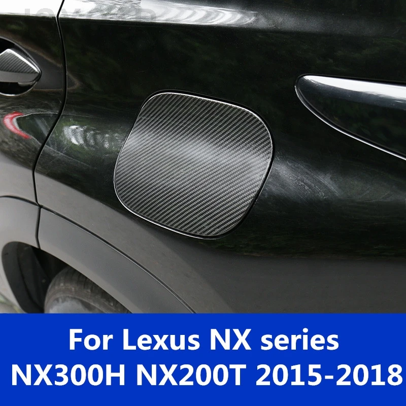 

Newest carbon fiber Fuel Tank Cover Decorative sequins car styling Exterior For Lexus NX series NX300H NX200T 2015-2018