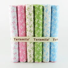 6 шт. 45 см x 50 см милый галстук-бабочка хлопок лоскутное ткань набор постельных принадлежностей ребенок домашний текстиль для шитья ткани тильда