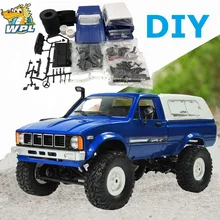 WPL C24 2,4G DIY RC Car KIT de Control remoto coche RC Crawler todoterreno coche Buggy máquina móvil coche RC 4WD juguetes para niños promoción de ventas