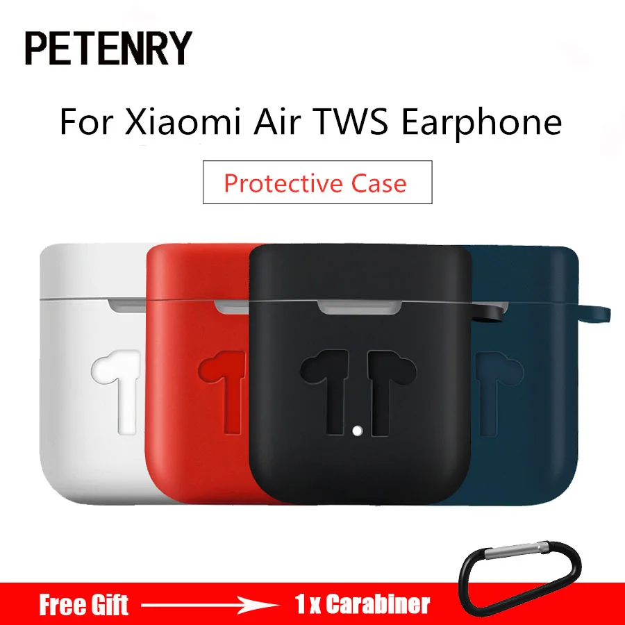 Силиконовый чехол для Xiaomi Airdots Pro противоударный защитный наушников Air TWS