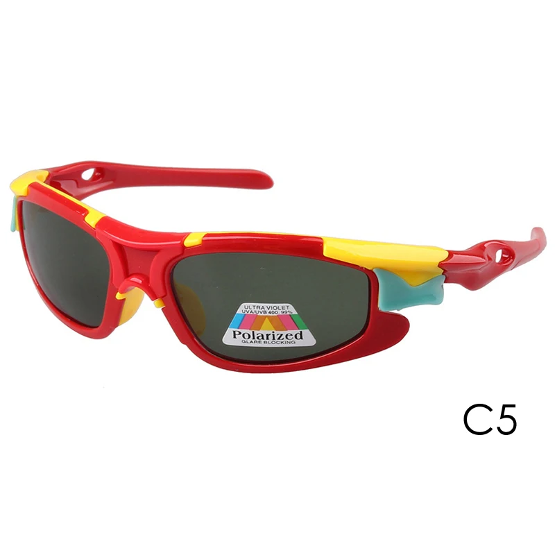 Pro Acme, новые детские поляризованные очки TAC, детские солнцезащитные очки, UV400, солнцезащитные очки для мальчиков и девочек, милые крутые очки CC0605 - Цвет линз: C5