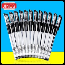 20 шт./лот ручка канцелярские принадлежности черные/синие/красные высококачественные чернила гелевая ручка школьные офисные принадлежности Розничная и материал Escolar
