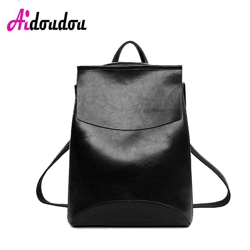 

School Bags for Teenagers Girls Women Backpack High Quality PU Leather Backpacks Female School Shoulder Bag Bagpack M1303WM