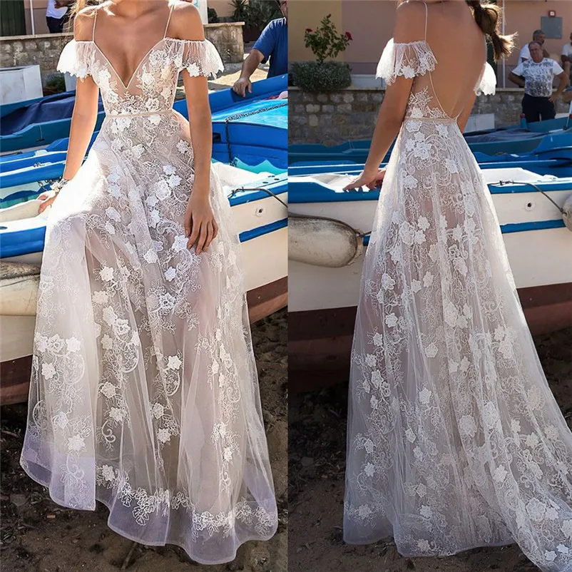 Women Sexy Lace dress Patchwor Solid Sleeve Back Hollow Long Party Elegant Dress evening dresses long gown vestidos N22 (2)