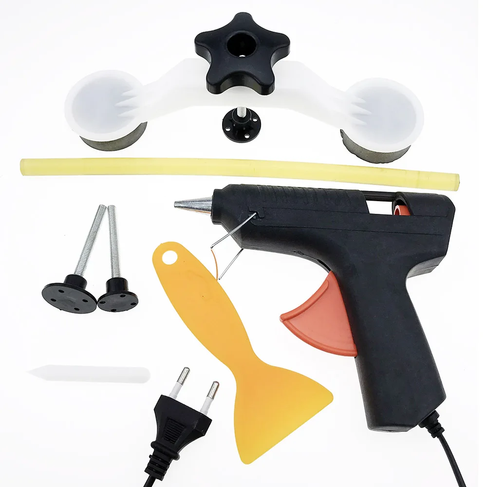 

8 Car Dent Removal Repair Tool Kit Auto Suction Cup For Car Dent Automobile Paint Body Pops A Dent Remove Lifter Puller Glue Gun