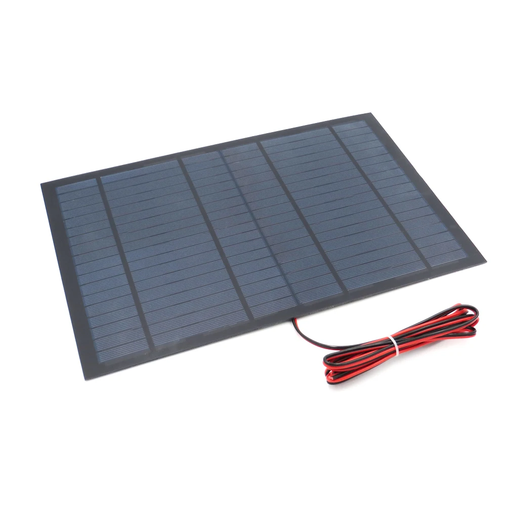 18 в 10 Вт с 200 см Удлинительный кабель панели солнечных батарей поликристаллический кремний 12 В DIY модуль зарядного устройства для аккумуляторов мини солнечная батарея провод игрушка