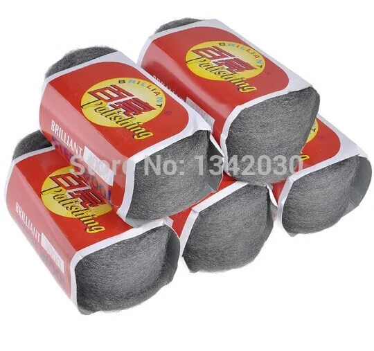 Free Shipping High quality 5pcs/lot 0000 Metal Fibre Steel Wool