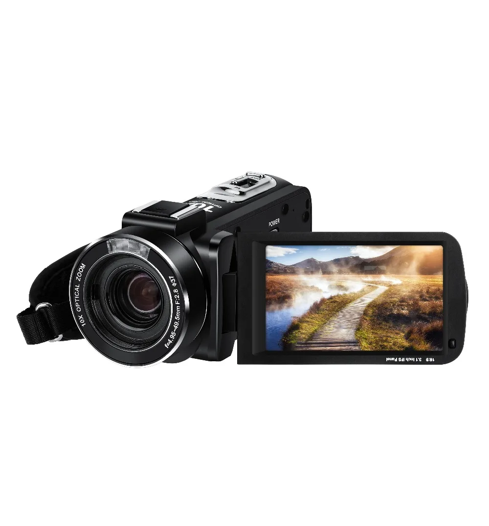 Ordro AC7 4K UHD цифровые видеокамеры FHD 24MP 120X цифровой зум 10X оптический WiFi ips сенсорный