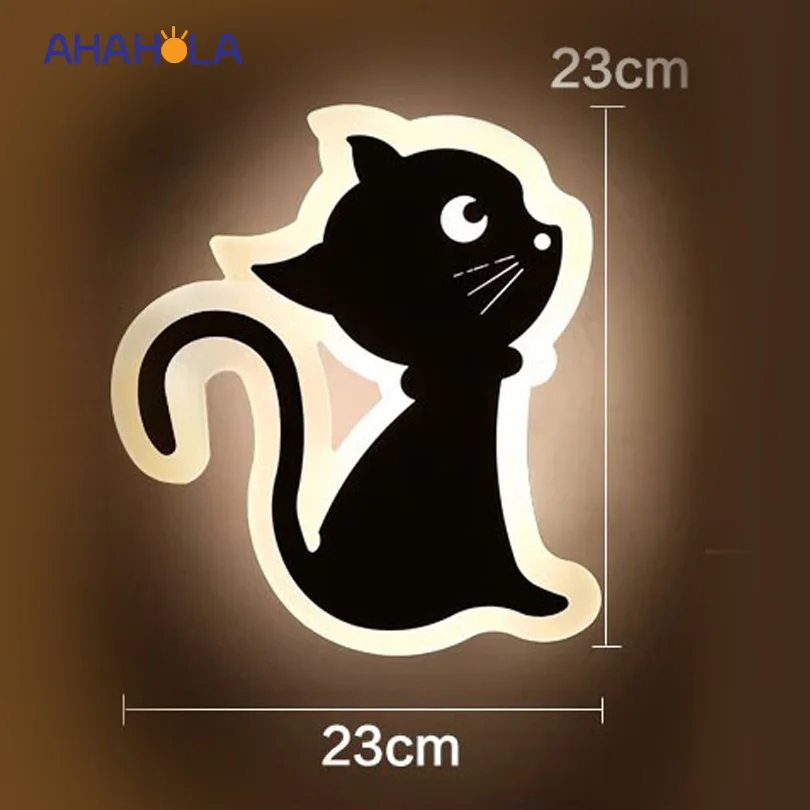 

cat shape modern wall sconce bedroom bathroom lamp for mirror 12W AC 220V fixture wall led light indoor lighting