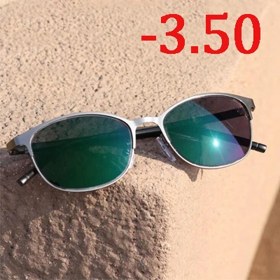 WEARKAPER Titanium Alloy Sun glasses Transition Photochromic Myopia Eyeglasses Men Women Eyewear prescription Glasses Frame - Цвет оправы: -350