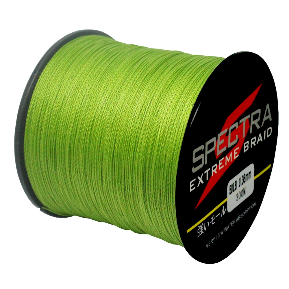 SPECTRA 300M 4Strands PE Braided Fishing Line Extreme Strong Japan Multifilament Fishing Line