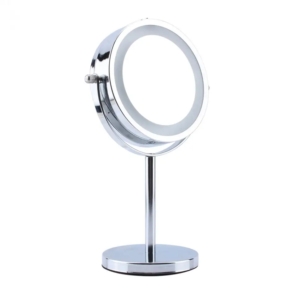 Косметическое зеркало 6 дюймов круглый туалетный столик для бритья/светодиодный светильник для макияжа увеличительное зеркало для макияжа