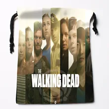 Fl-Q11 ходячий мертвец#6 Пользовательский логотип напечатанный получить мешок степень сжатия сумки drawstring сумки размер 18X22 см 711-# F11