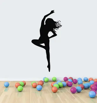 

Wall Decals Vinyl Decal Sticker Art Murals Gym Decor Girl Dancer Sport