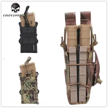 Эмерсон Двухместный Модульная Винтовка Подсумок Airsoft Охота Утилита Molle Подсумок Dump Double Decker Пистолет Подсумок