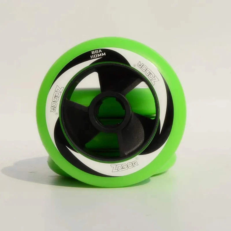 86A عالية انتعاش مضمنة سرعة أحذية تزلج 90 ملليمتر 100 ملليمتر 110 ملليمتر الأسطوانة التزلج عجلة الأبيض الأخضر 608 تحمل جيدة كما المسألة G13 MPC