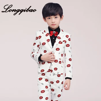 

Baby boy's suit handsome flower boy small host piano costume show catwalk stage children's dress jacket spring and autumn