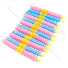 12 шт. женский стайлер для волос бигуди для волос пена бар Ролик DIY Твист Инструмент для завивки