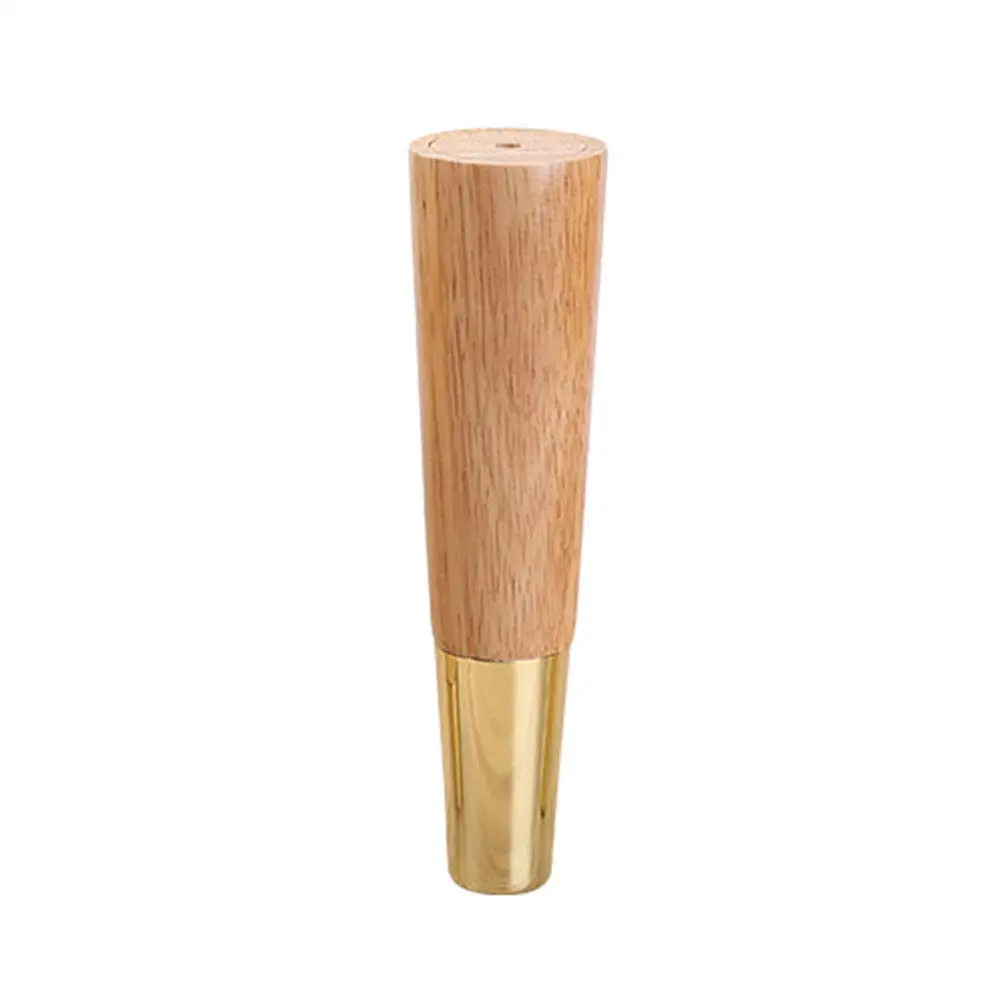  4Pcs Solid Wood Table legs Sofa Support feet TV Cabinet Tea Table Legs Furniture Legs Metal Straigh