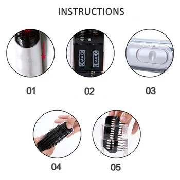 

Electric Wireless Infrared Ray Anti Hair Loss Growth Vibration Head Massage Comb Massager Brushes Hot Mdf