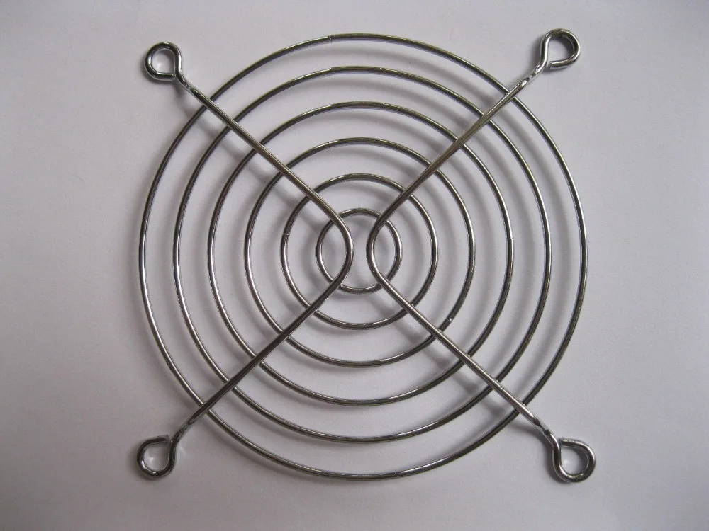 

20 pcs DC Fan Grill Protector Finger Guard Silver Metal Used for 80x80mm Fan
