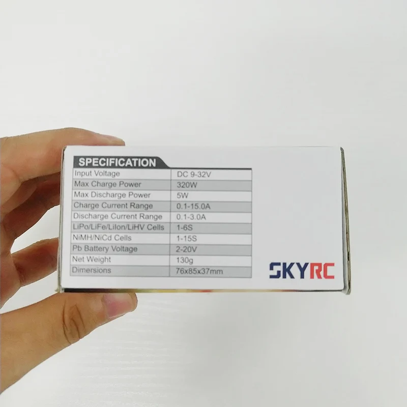 SKYRC B6 nano/B6 Lite LiPo зарядное устройство Dis зарядное устройство 15A/320 Вт DC зарядное устройство для жизни/Lilon/LiPo/LiHV/NiMH/NiCd/PB батарея