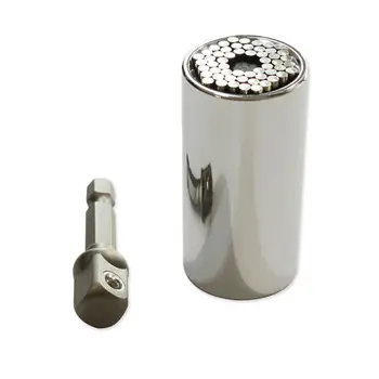 

Wrench Bushing Set 7-19MM in 1Set Magic Spanner Gator Grip Wrench Universal Socket Ratchet Wrench Fool inch Sleeve Piece Magic