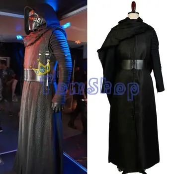

Star Wars 7 The Force Awakens Kylo Ren Mens Cosplay Uniform Outfits Halloween Costumes