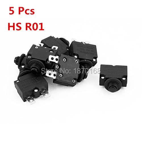 Color: 5A HS R01 5A 10A 15A 20A AC 125/250V 20A Air Compressor Circuit Breaker Overload Protector - 