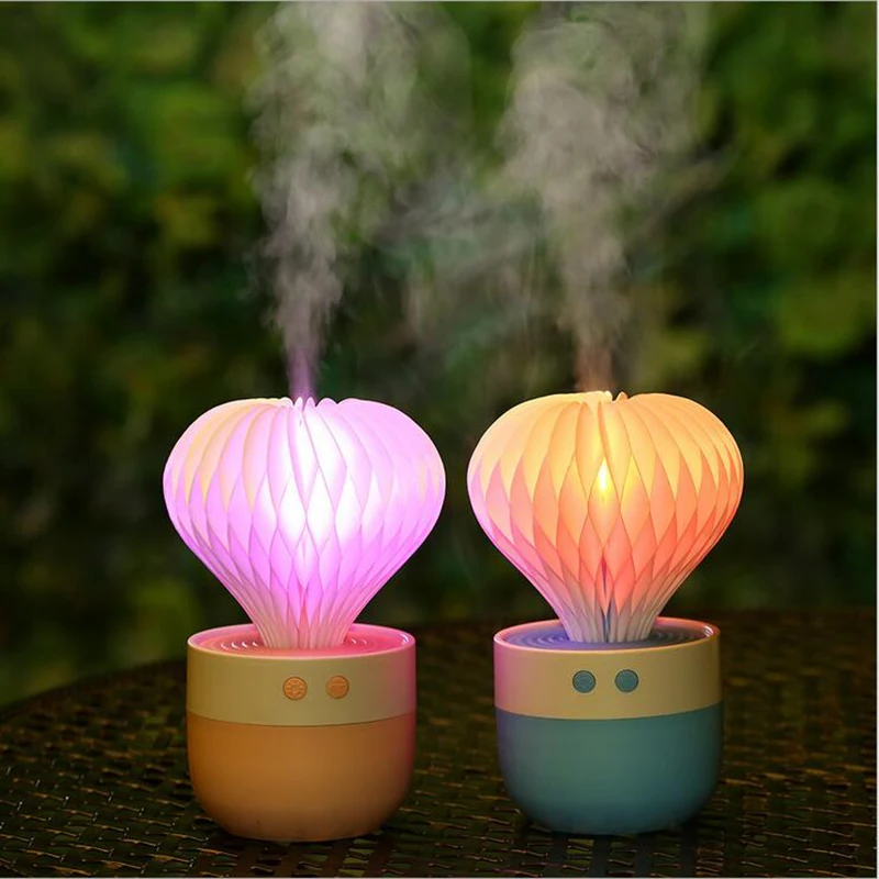 

GRTCO 150ML Colorful LED Light Air Ultrasonic Humidifier USB Car Humidifier Mini Aroma Essential Oil Aroma Diffuser Mist Maker