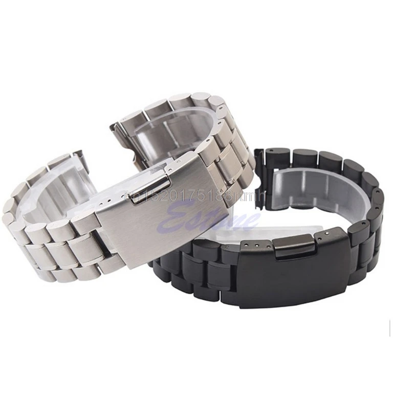 22mm Stainless Steel Watch Band Strap For Moto Motorola 360 Smart + Tools|watch band strap|band strap22mm stainless |