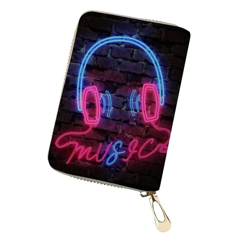 

Thikin Rock Music Holder for Punk Girls Teens Mini Cool Card Bag Women Card Protector Students Card package Baby Storage Bags
