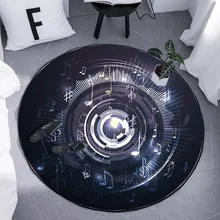 Megayouput круглый ковер с рисунком диаметр 60 см/80 см/100 см/120 см/140 см/160 см/200 см нескользящий коврик для двери дома отеля