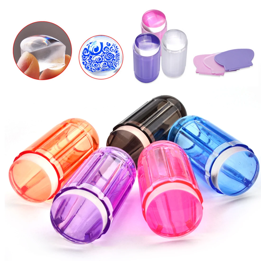 Buy HOT Clear Jelly Stamper Scraper Tool Set 2.8CM