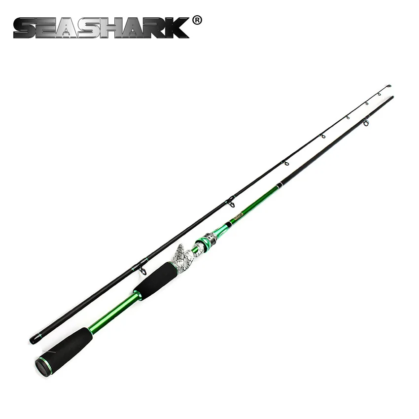 

SEASHARK 2 Tips 2.1M Casting Rod Lure Fishing Rod Baitcasting Rod Power ML M 99% Carbon Action Fast Ultralight Rod