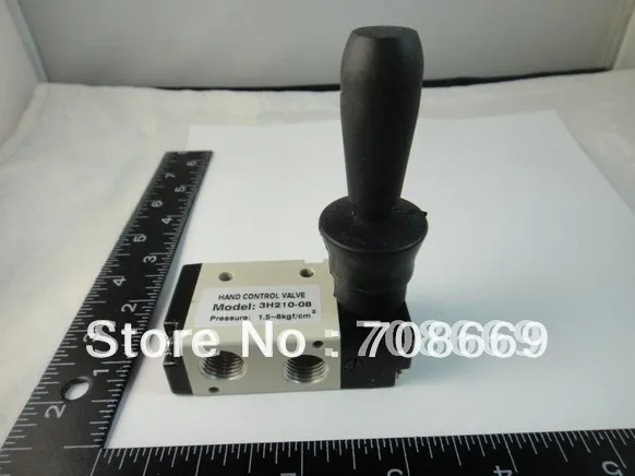 

3 порта 2 pos 1/8 "BSP нормально закрытый ручной рычаг пневматический клапан 3H210-06