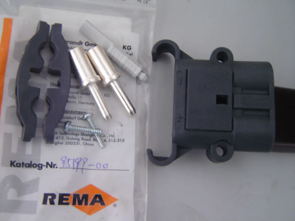 

GENUINE REMA DIN 160A 150V MALE BATTERY CONNECTOR EURO CONNECTOR FOR ELECTRIC FORKLIFT STACKER PALLET GOLF CARS