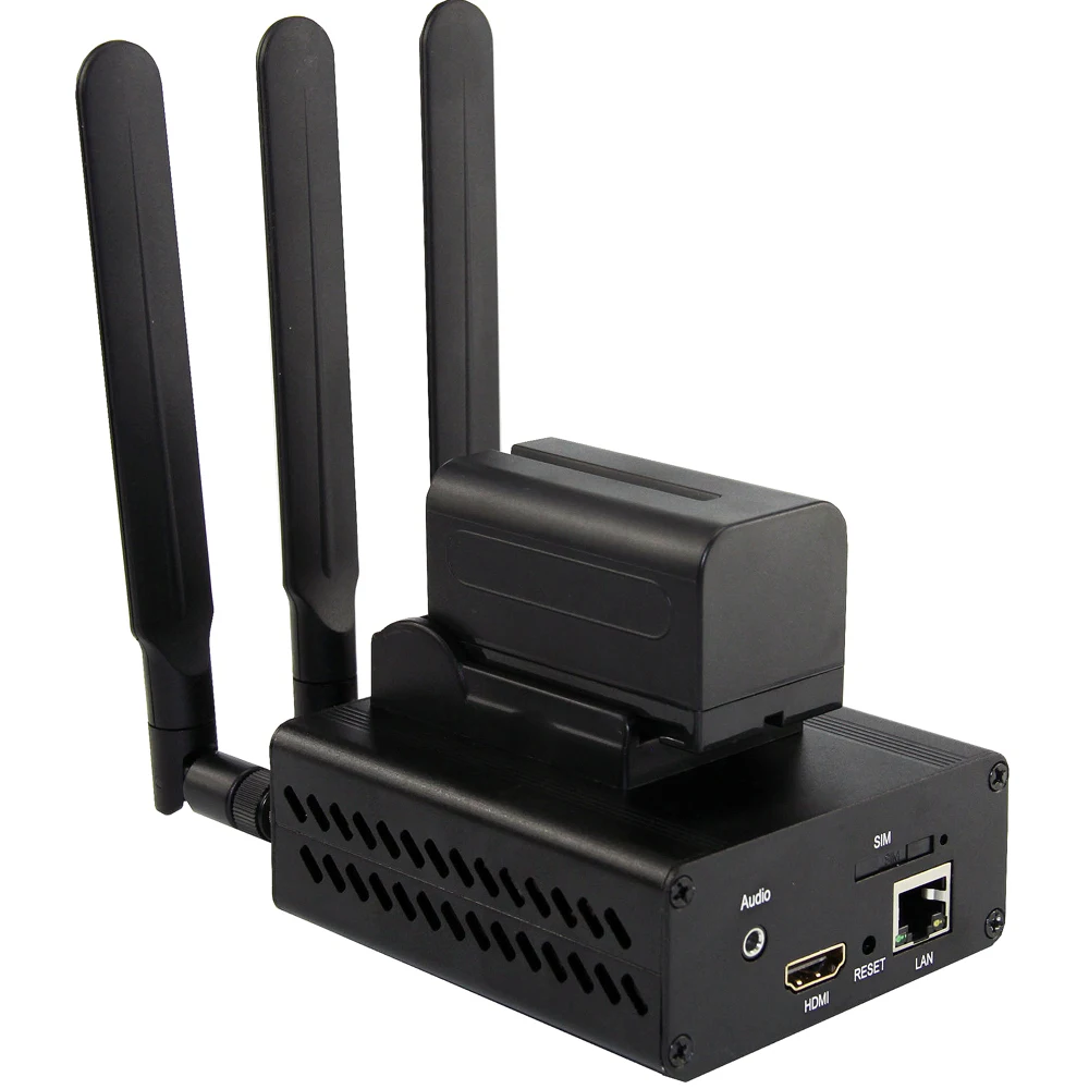 4G LTE HEVC H.265 HDMI to IP Live Streaming Encoder H.264 HD Video Audio RTMP RTSP RTMPS Encoder for Live Streaming Broadcast 4G LTE HEVC H.265 HDMI to IP Live Streaming Encoder H.264 HD Video Audio RTMP RTSP RTMPS Encoder for Live Streaming Broadcast
