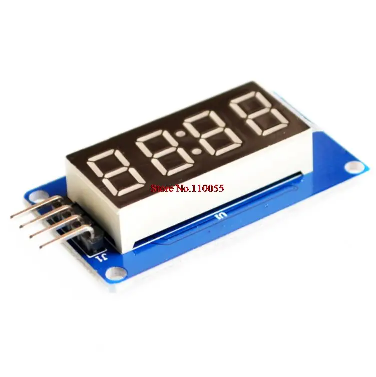 10 шт./лот 4 битный цифровой светодиодный модуль с часами TM1637 для Raspberry PI|module raspberry
