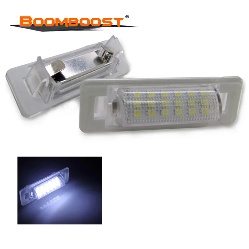 18 SMD 3528 SMD светодиодный для Mercedes Benz W210 4D седан W202 4D седан Facelif высокое Мощность Ошибок 2 шт. номерной знак света лампы