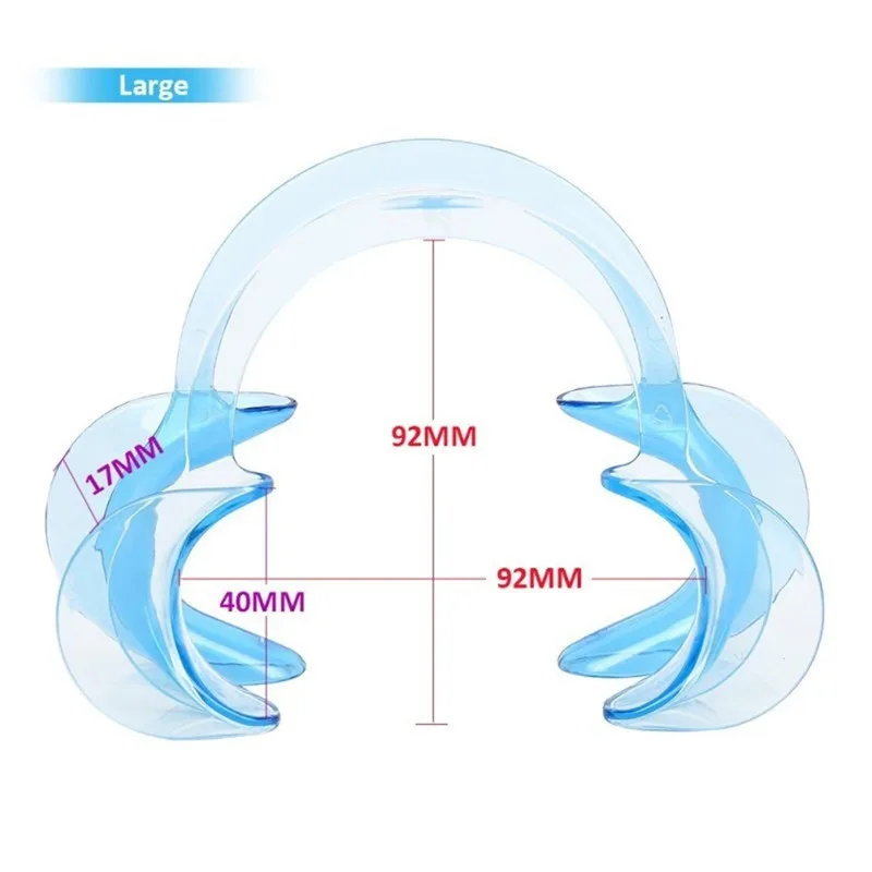 Новые 5 шт. 3 размера Белый Синий C Форма зубные интраоральные щеки Ретрактор губы рот открывалка отбеливание зубов