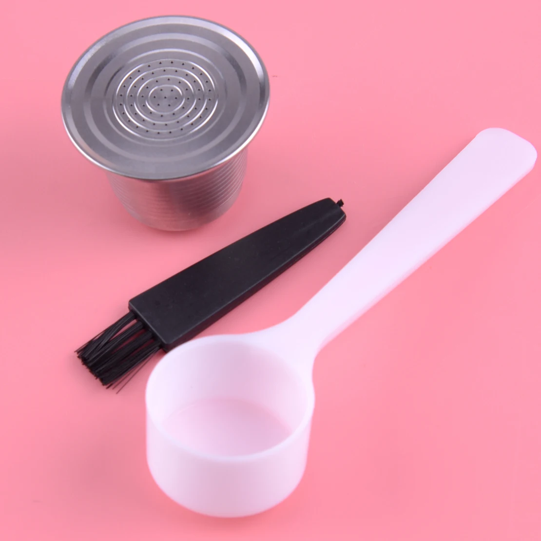 New Stainless Steel Coffee Capsule Refillable Reusable Pod Cup Fit For Nespresso Machine