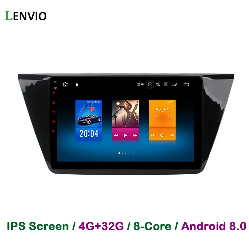 

Lenvio 4G RAM 32G ROM Octa Core Android 8.0 CAR DVD GPS Navigation Player For VW Volkswagen Touran 2016 2017 stereo radio BT IPS