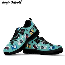 Doginthehole/кроссовки прогулочная обувь для фотосъемки; женская спортивная обувь на открытом воздухе; сетчатая дышащая обувь для фитнеса с круглым носком; zapatillas mujer