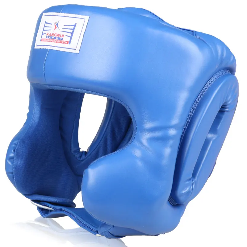 

MMA boxing Helmet professional head gear kick Boxing black head face guards Male Face protectors headgear Grappling full Helmet